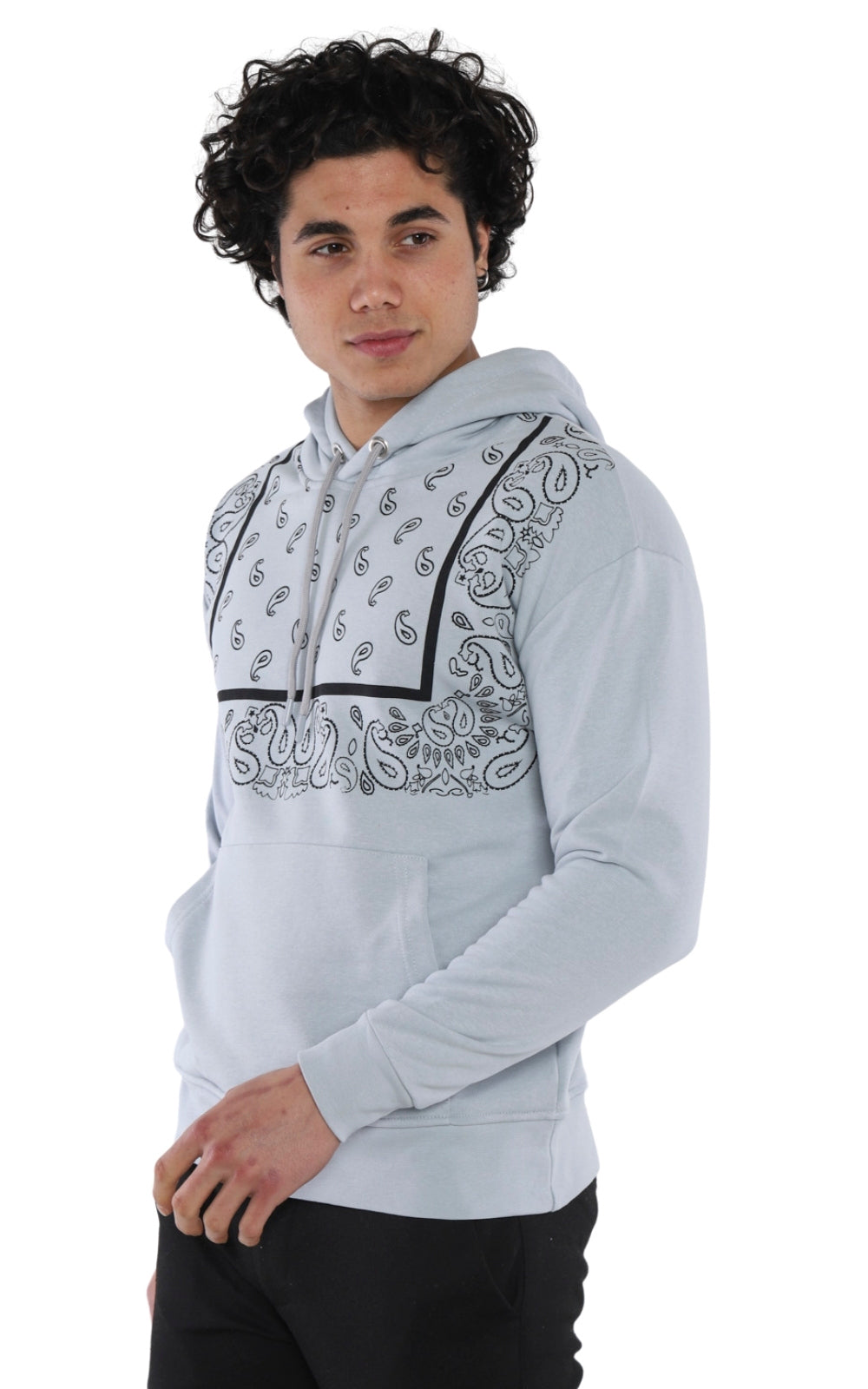 Sweatshirt Imprimé 22KO 5031 en Gris