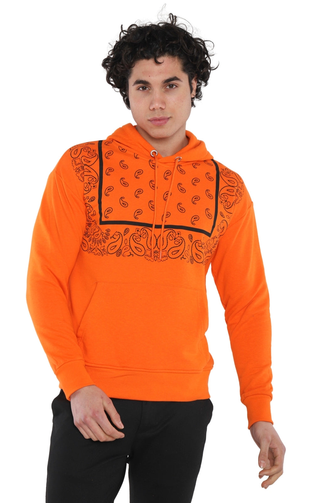 Sweatshirt Imprimé 22KO 5031 en Orange