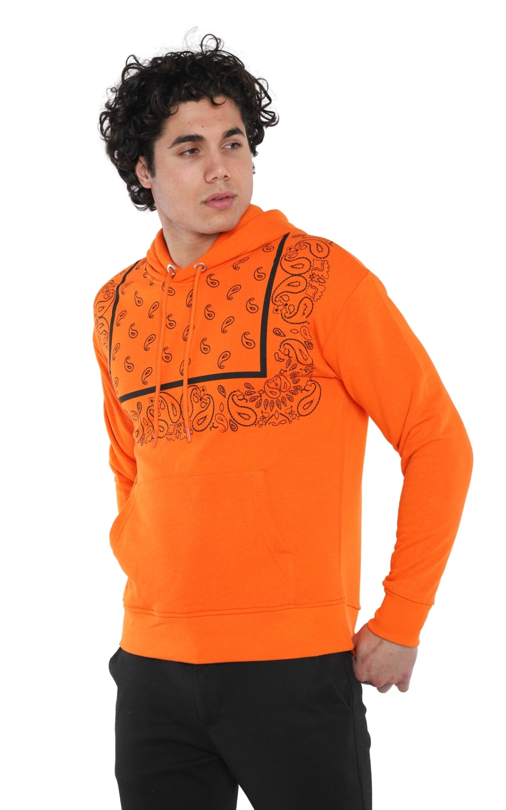 Sweatshirt Imprimé 22KO 5031 en Orange