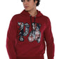 Sweatshirt Imprimé 22KO 5022 en Bordeaux