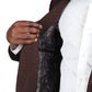 Blazer Homme Slim Fit Deux Boutons Ref. RR Ecrin Couleur Marron 22€ HT/Unité