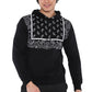 Sweatshirt Imprimé 22KO 5031 en Noir
