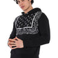 Sweatshirt Imprimé 22KO 5031 en Noir