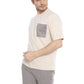 Survetements de Sport ensemble Short et T-shirt avec poche Ref. 22TP 111 Couleur Ecru Bordeaux 16€ HT/Unité
