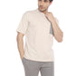 Survetements de Sport ensemble Short et T-shirt avec poche Ref. 22TP 111 Couleur Ecru Bordeaux 16€ HT/Unité