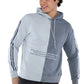 Sweatshirt Imprimé 22KO 5027 en Gris Clair et Foncé