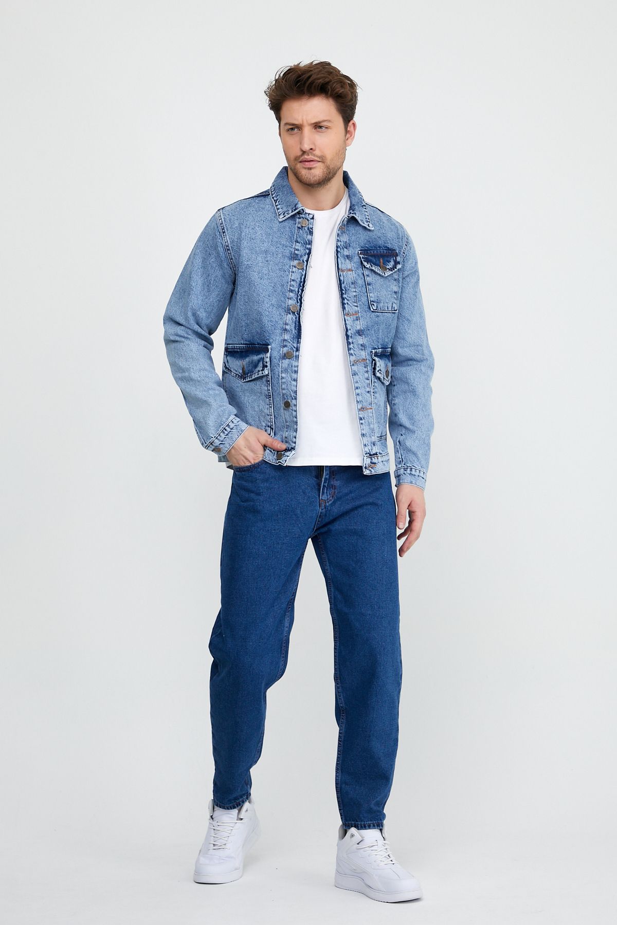Veste Jeans Ref. 642 Couleur Bleu Denim Delavé 22€HT/Unité